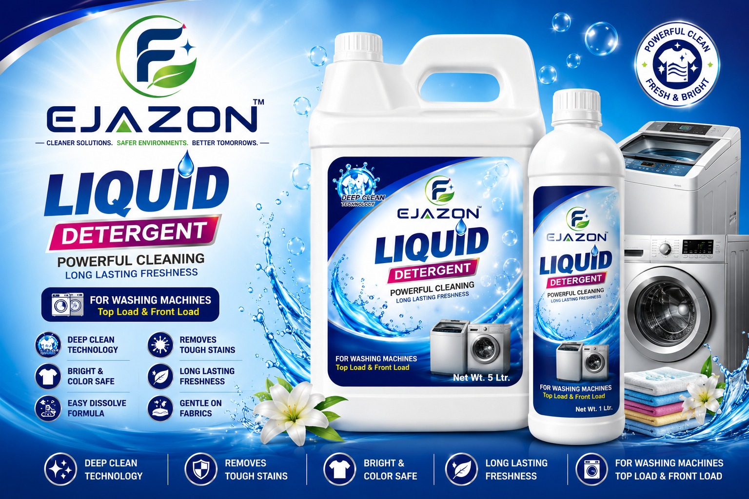 Ejazon Laundry Liquid Detergent