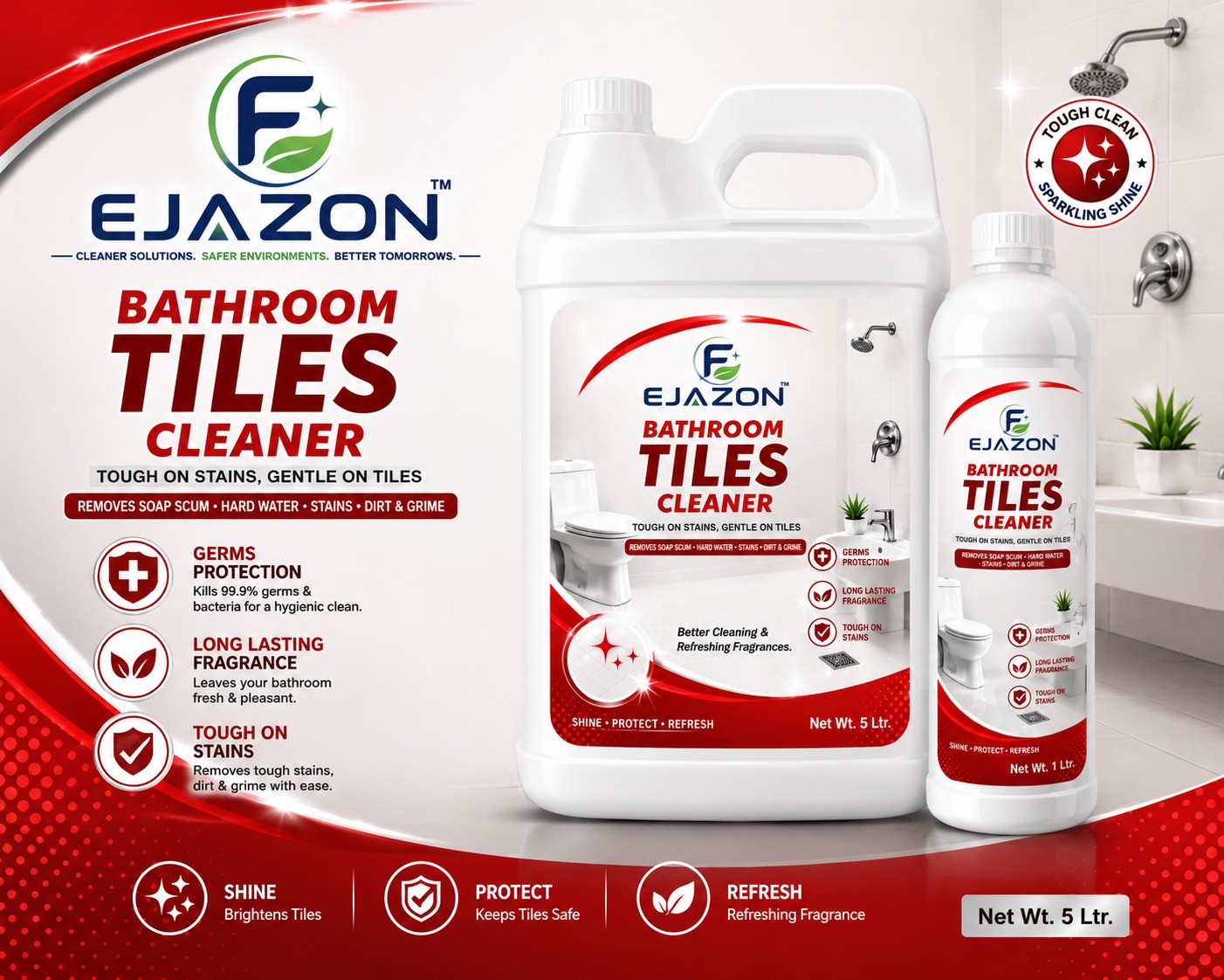 Ejazon Bathroom Tiles Cleaner