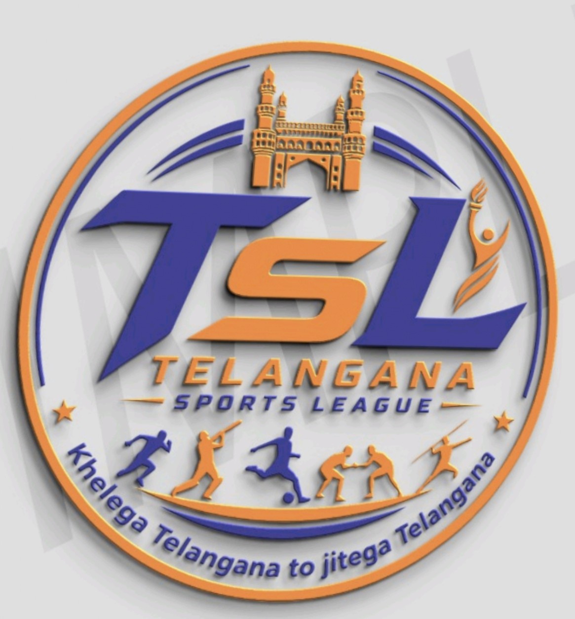 Telangana Sports League logo