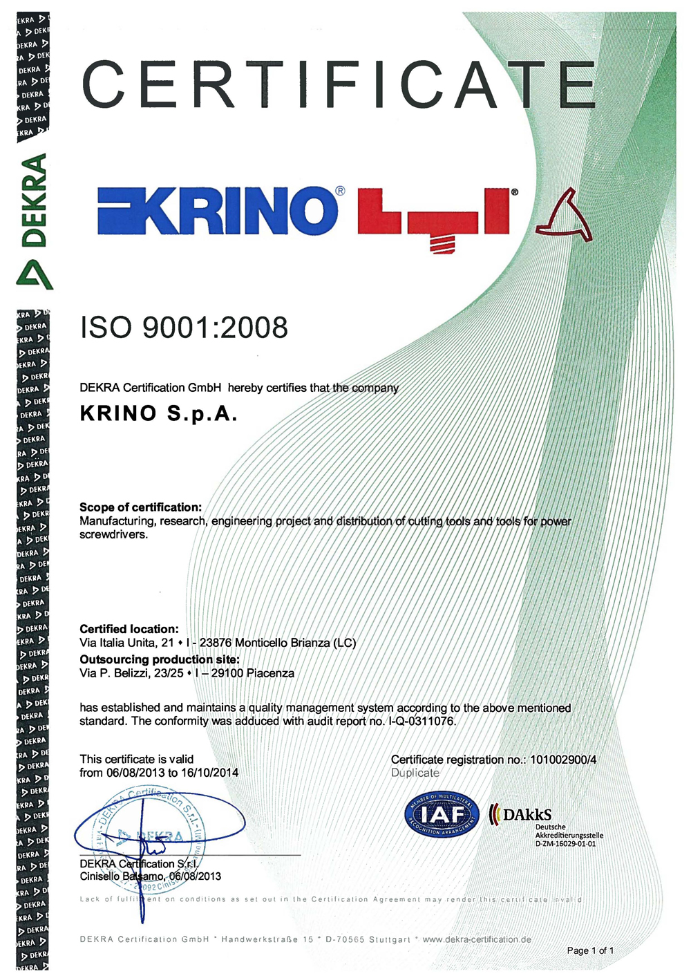 Certificate 12
