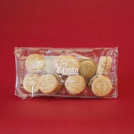 Baci Di Dama (Chocolate and Hazelnut Filled All Butter After Dinner Fine Biscotti)