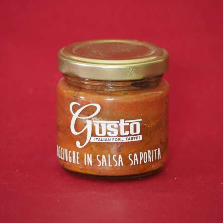 Acciughe In Salsa Saporita (anchovies In Rich Tomato Sauce)
