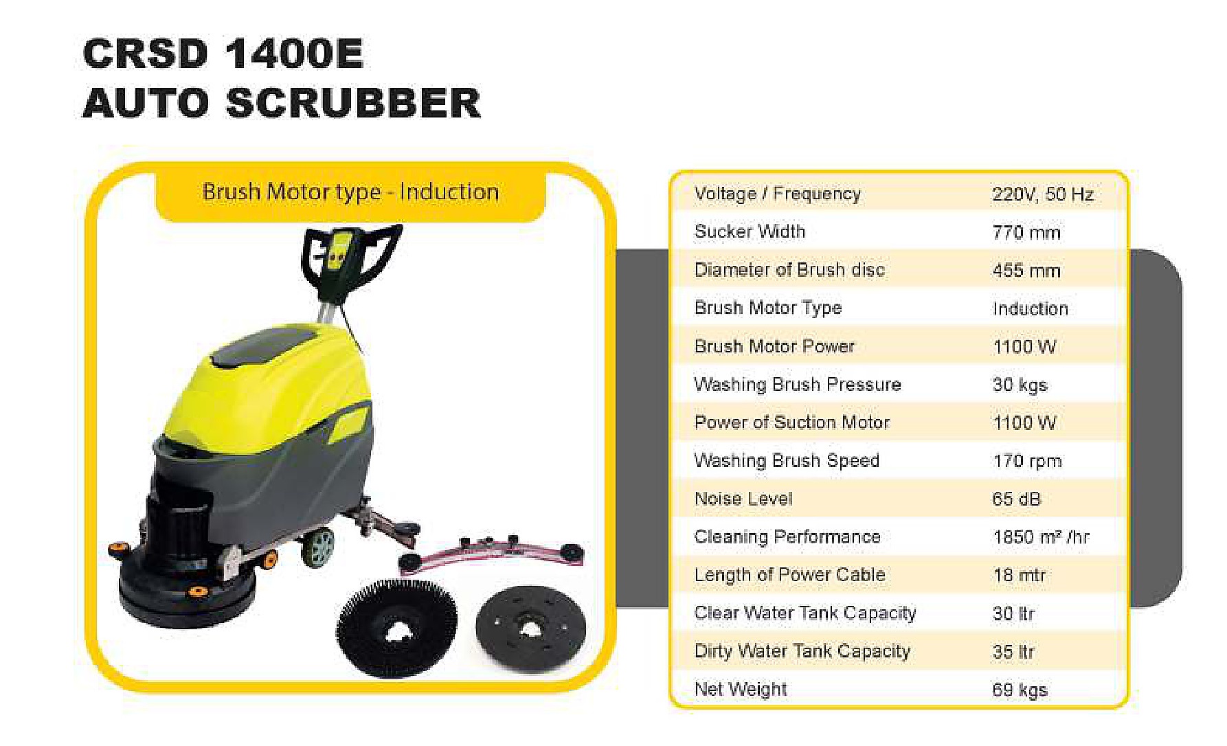 CRSD 1400E Auto Scrubber