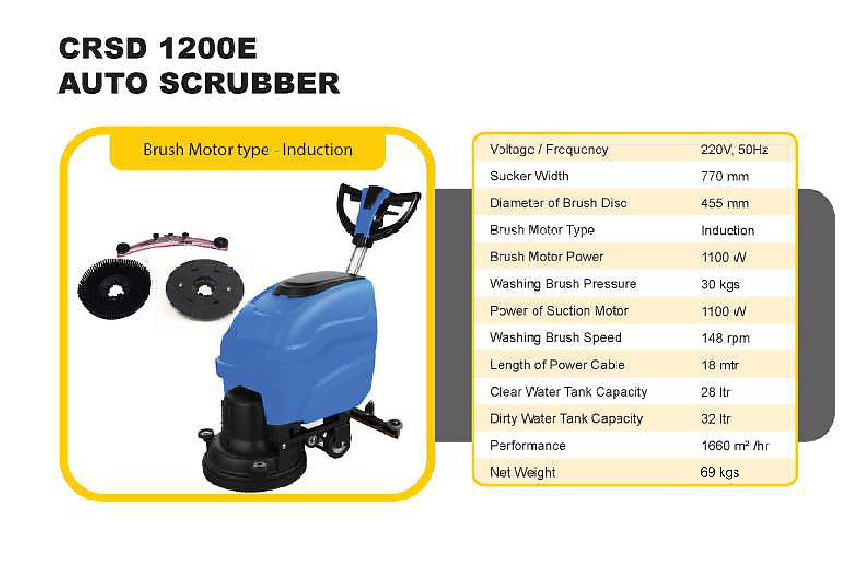 CRSD 1200E Auto Scrubber