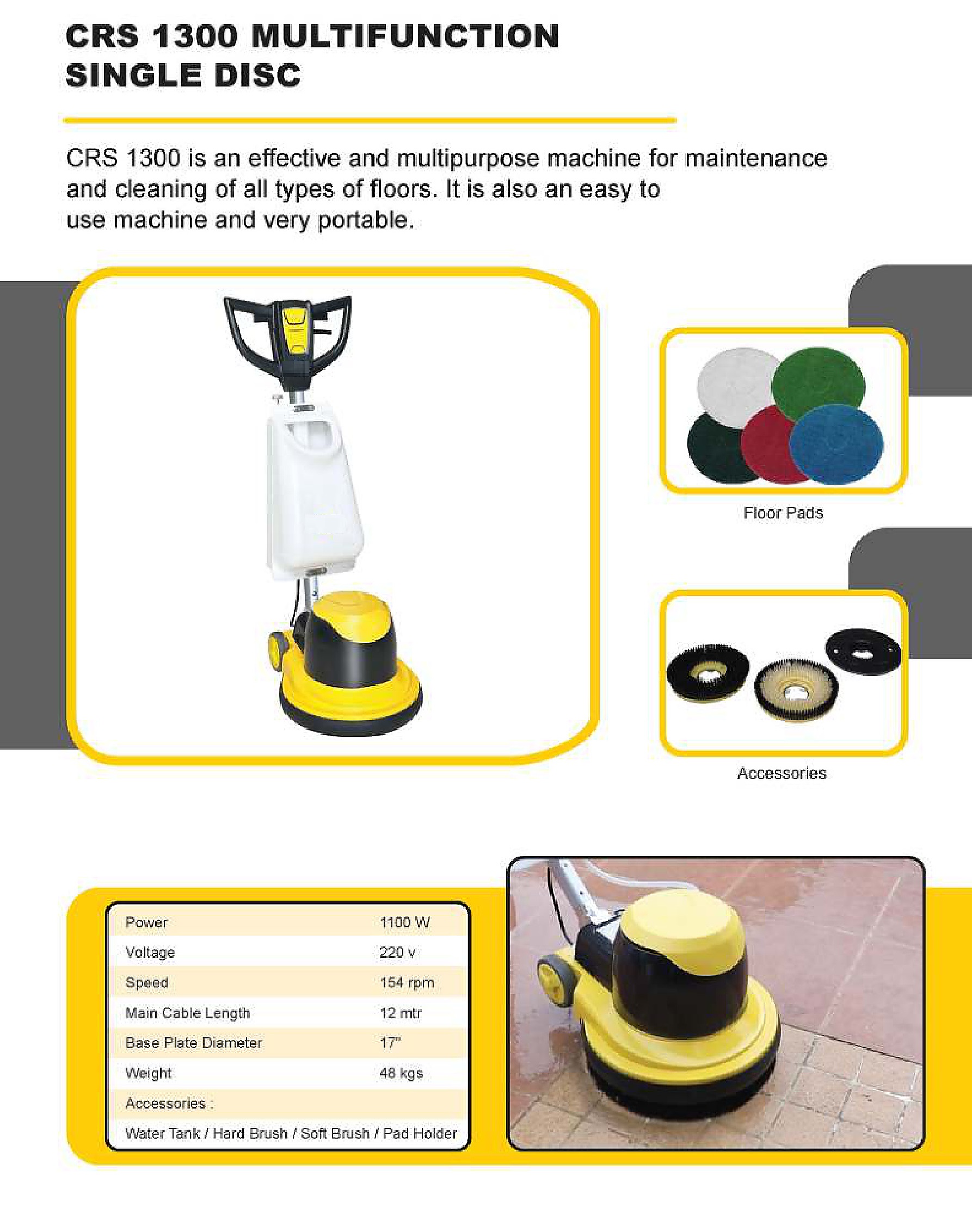 CRS 1200 Multifunction Single Disc
