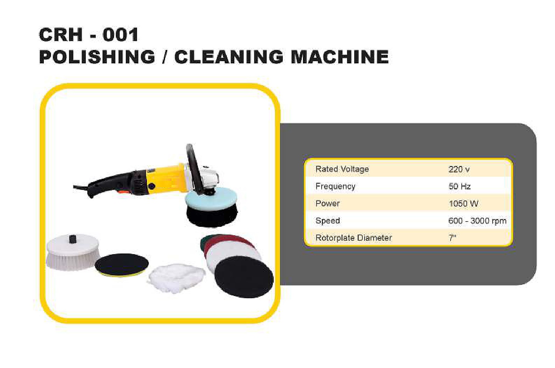 CRH-001 Polishing / Cleaning Machine
