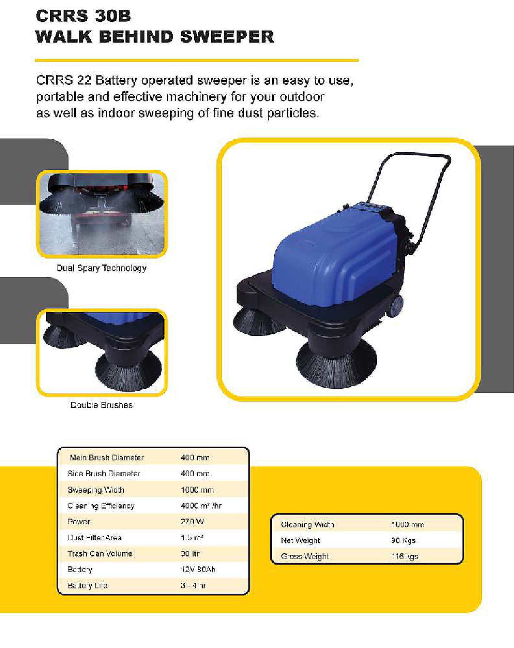 Manual Push Sweeper