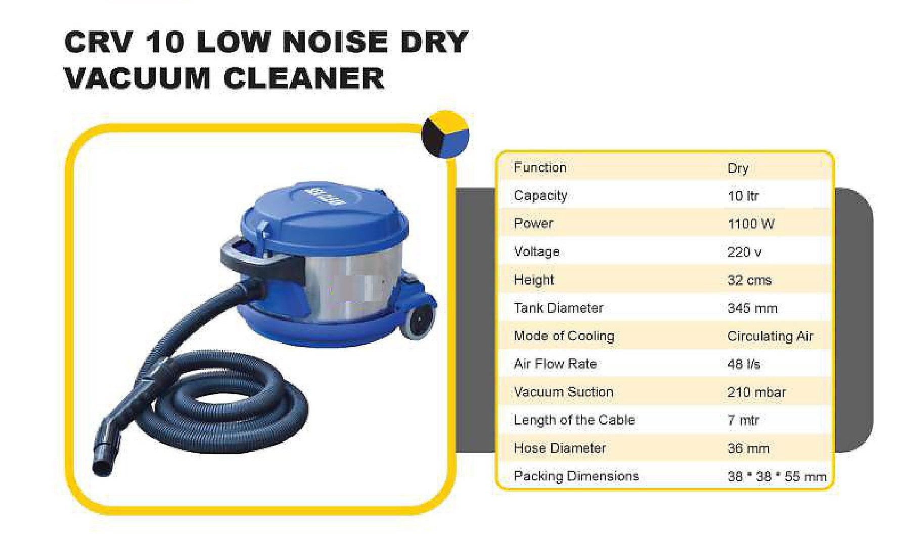 CR-UR 5L Upright Vacuum Cleaner