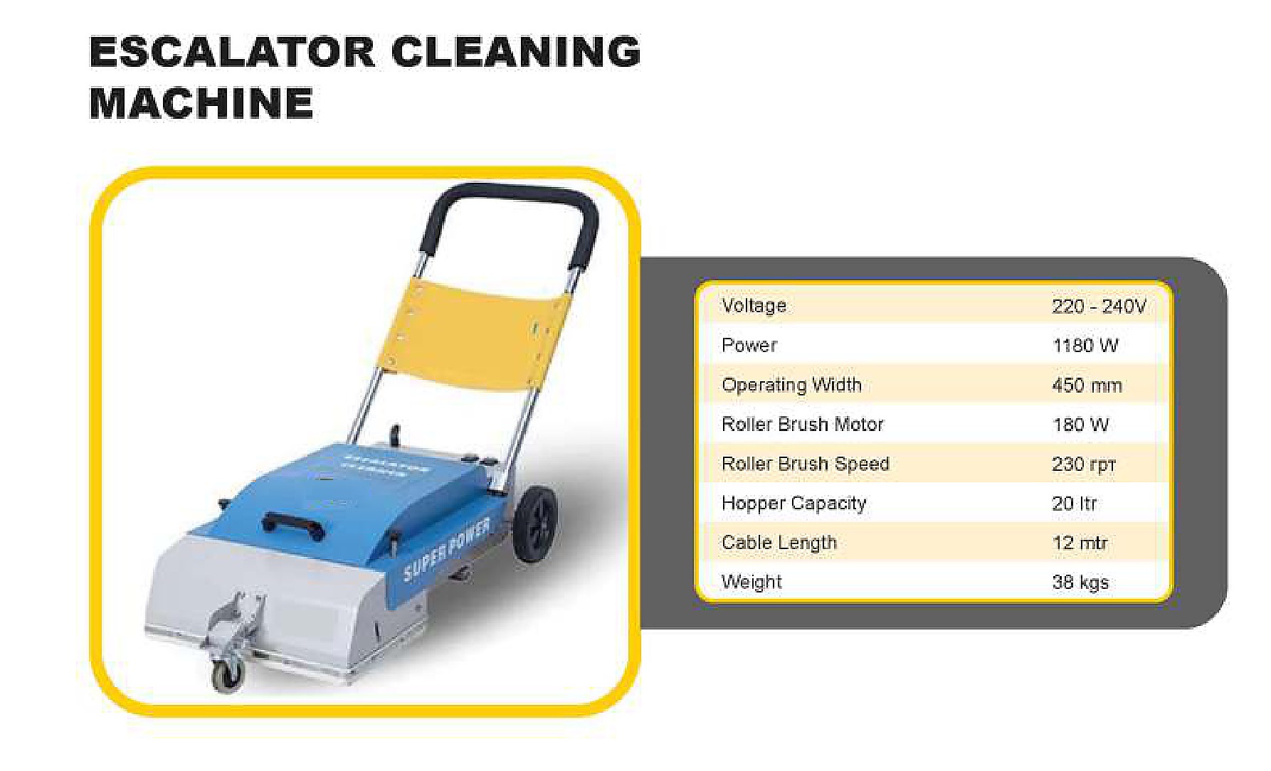 Manual Sweeper - K with HEPA Filter