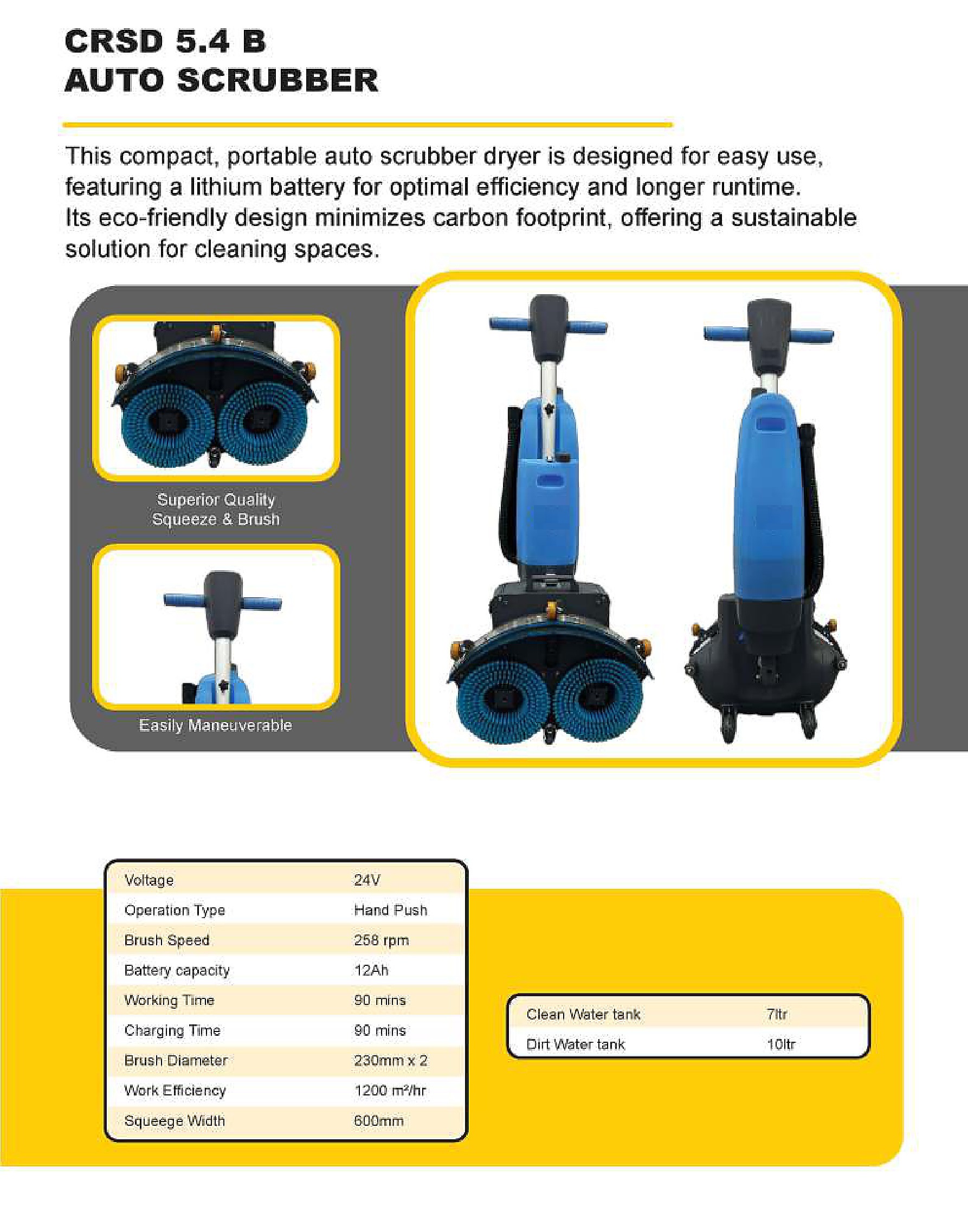 CRSD 5.4B Auto Scrubber