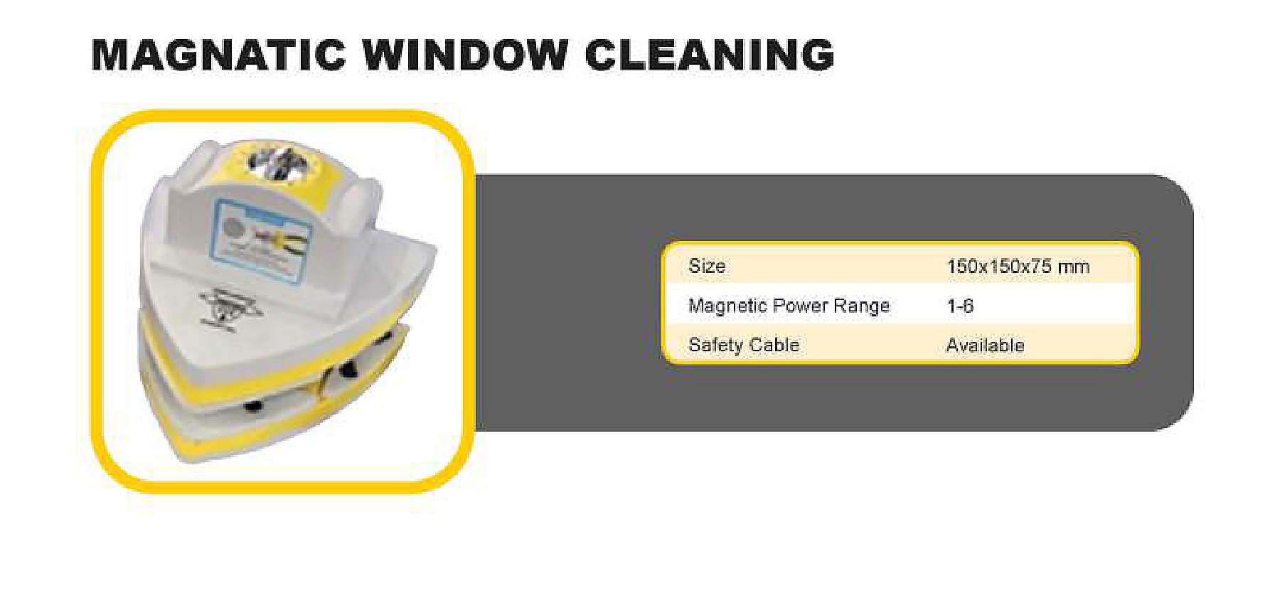 Magnetic Window Cleaning Set