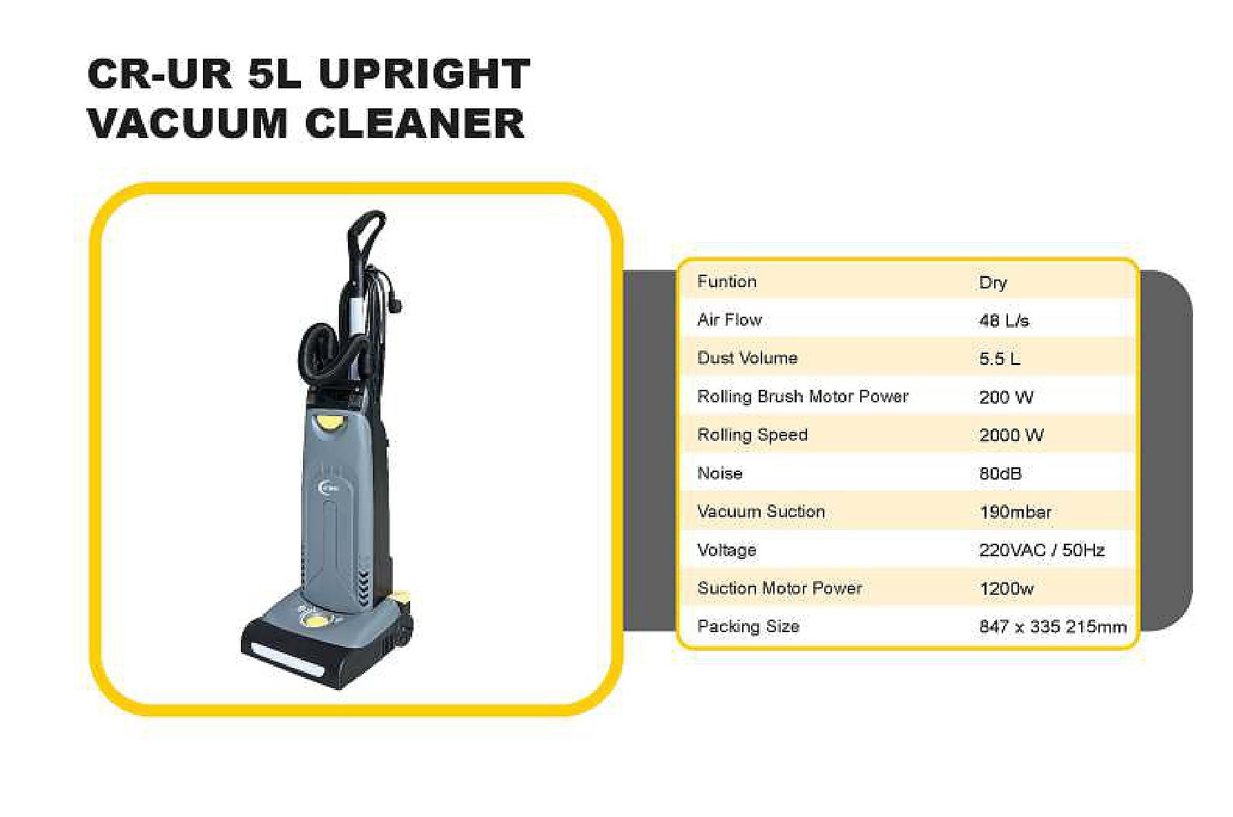 Long Handle Vacuum Cleaner